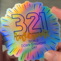 World Down Syndrome Day Sticker Down Syndrome Awareness FREE SHIPPING!